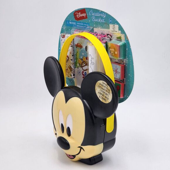 Disney Mickey Mouse Creative Bucket Holiday Winter Art Activity Kit BRAND NEW - Picture 2 of 5